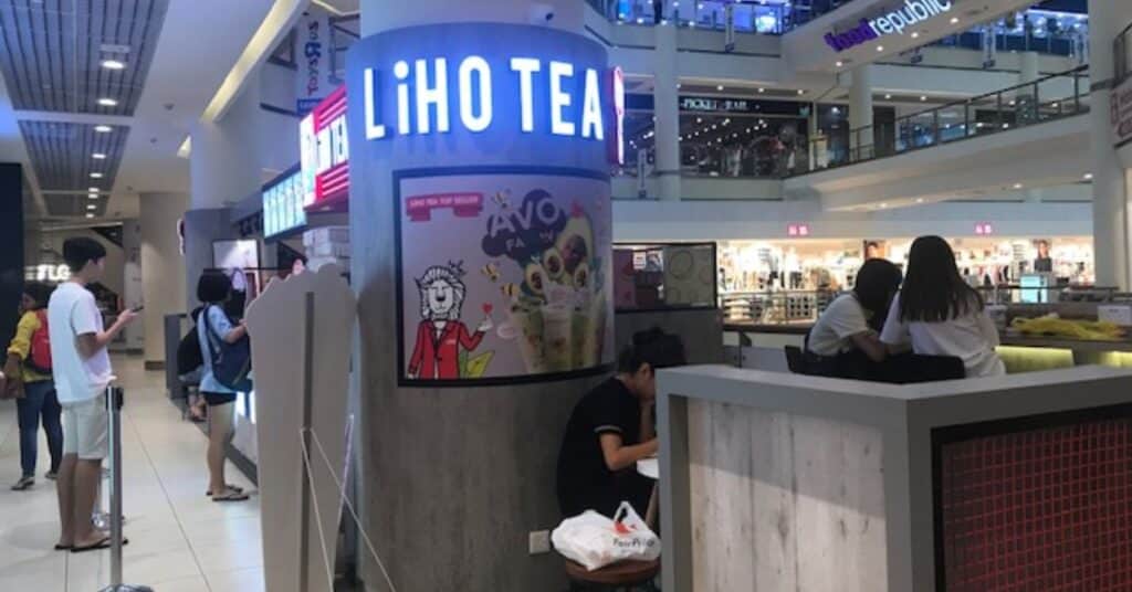 LIHO Tea CITY SQUARE in SIngapore